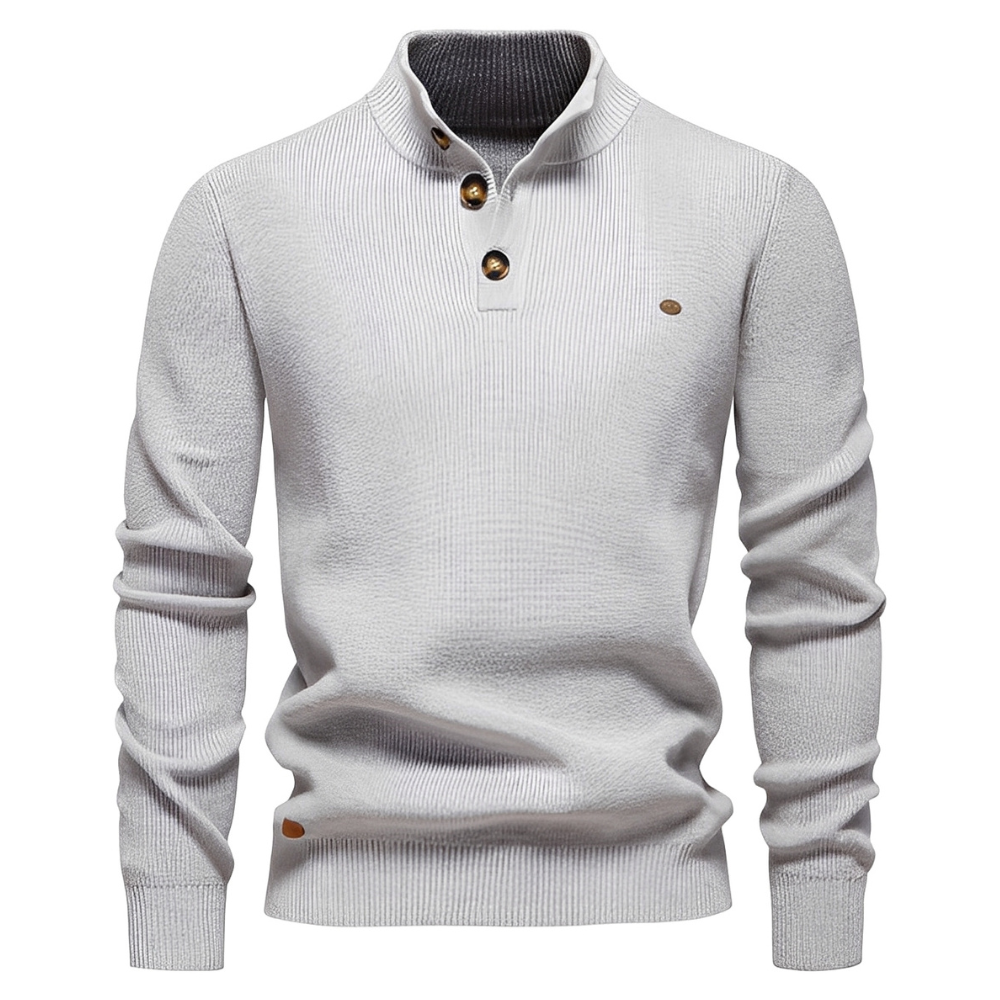 Brant - Stilig genser med kvart glidelås for herrer