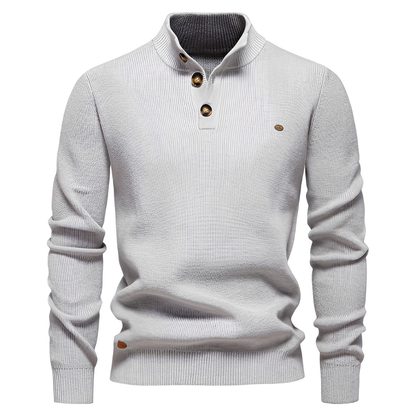 Brant - Stilig genser med kvart glidelås for herrer