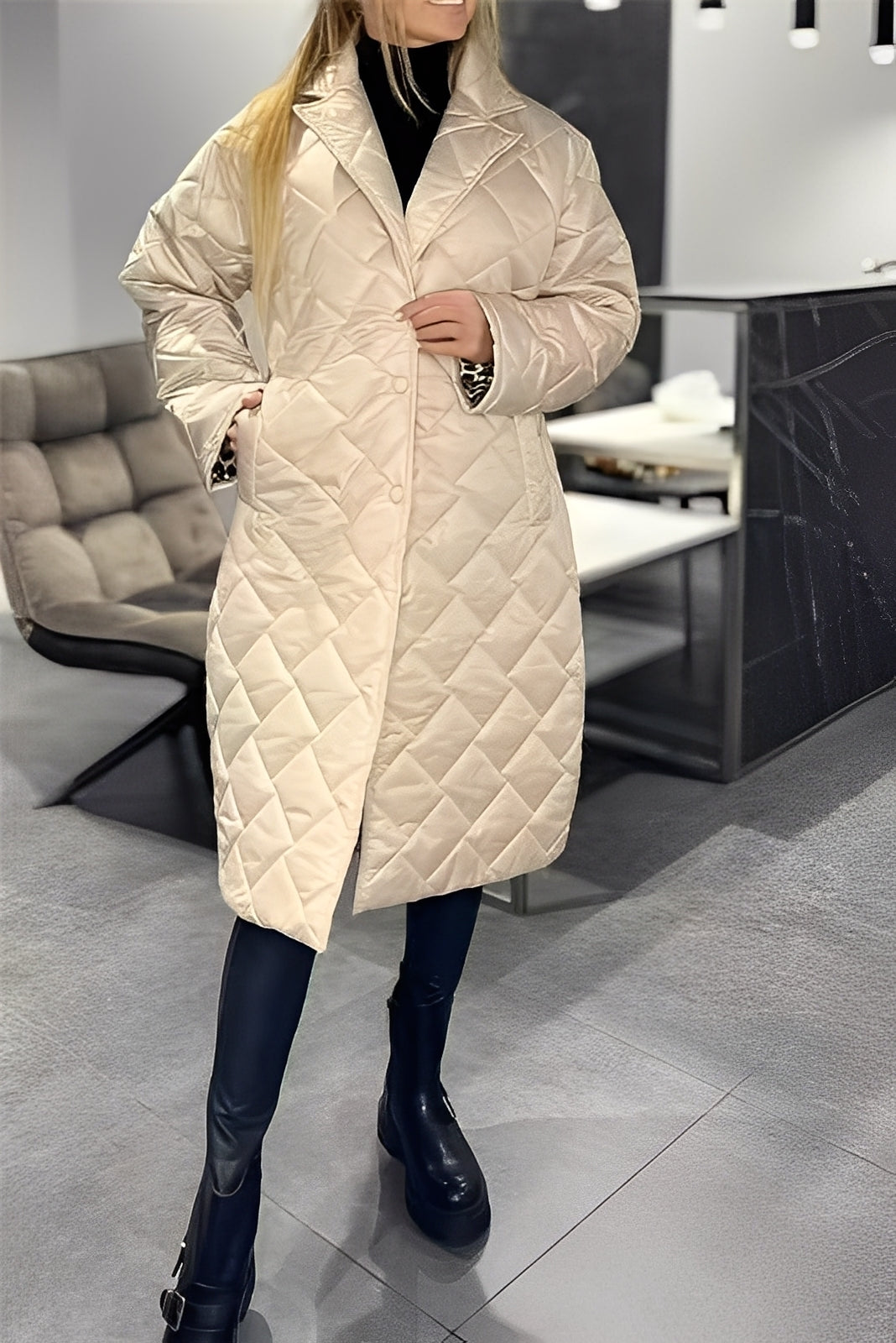 Beverly - Stilfulle, løst sittende dunjakke for damer