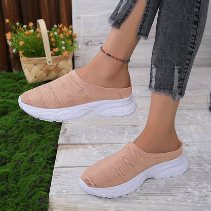 Malani - Moderne Slip-On-sneaker med Kilehæl for Kvinner