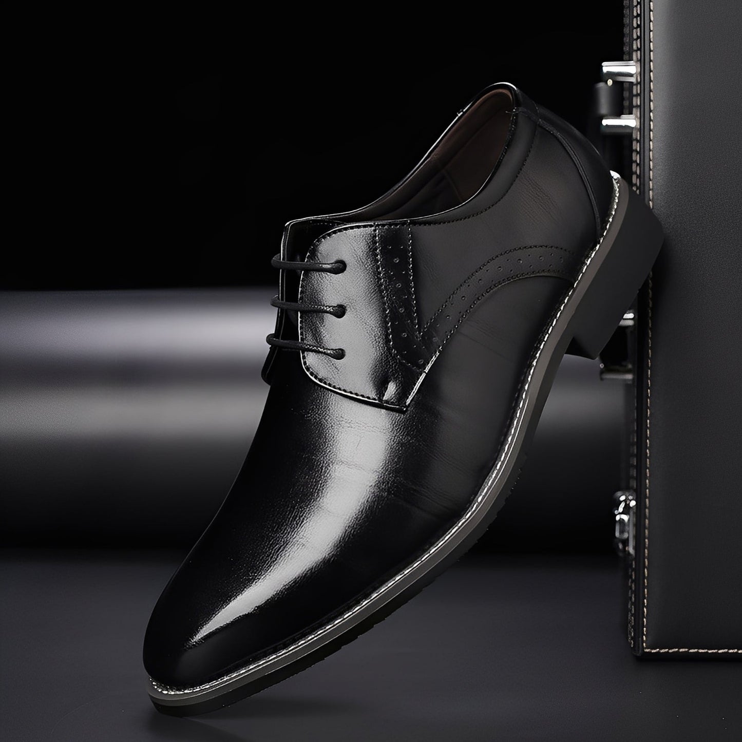 Beckham - Formelle Sko med Snøring i Brogue-Stil for Menn