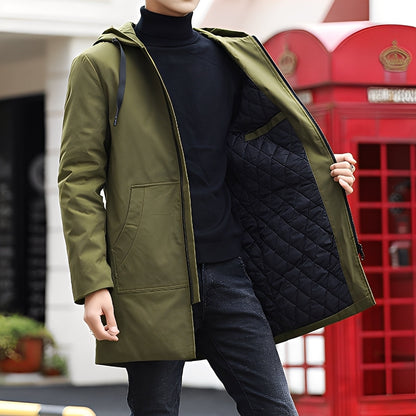 Derren - Tilfeldig, lett jakke med hette for herrer