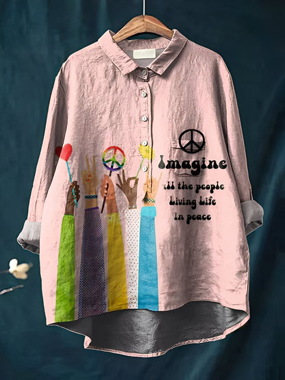 Gwenaël - Klassiske skjorter med lange ermer for kvinner