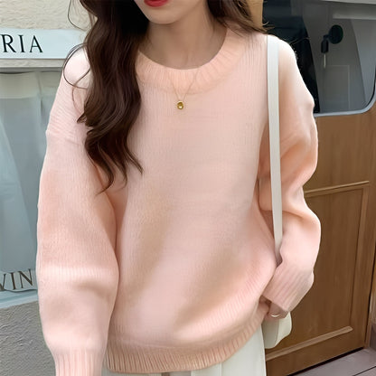 Roxanna - Slett Oversize-genser for Damer