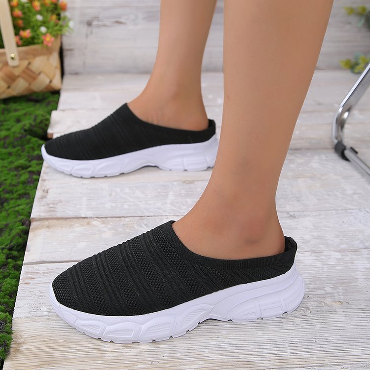 Malani - Moderne Slip-On-sneaker med Kilehæl for Kvinner