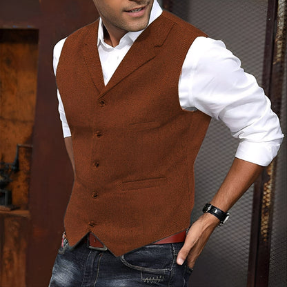 Edwin - Tilsfeldig, smal vest for herrer