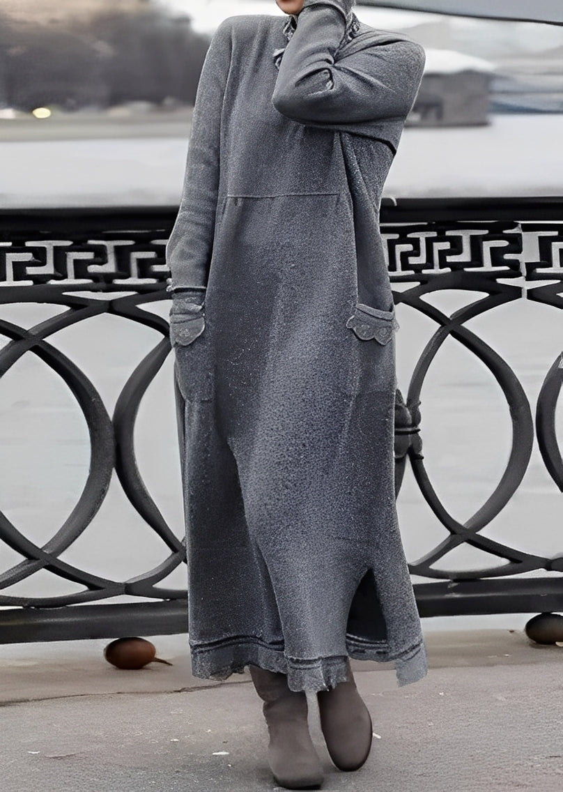 Emma - Stilfulle, løse, varme kjole for damer