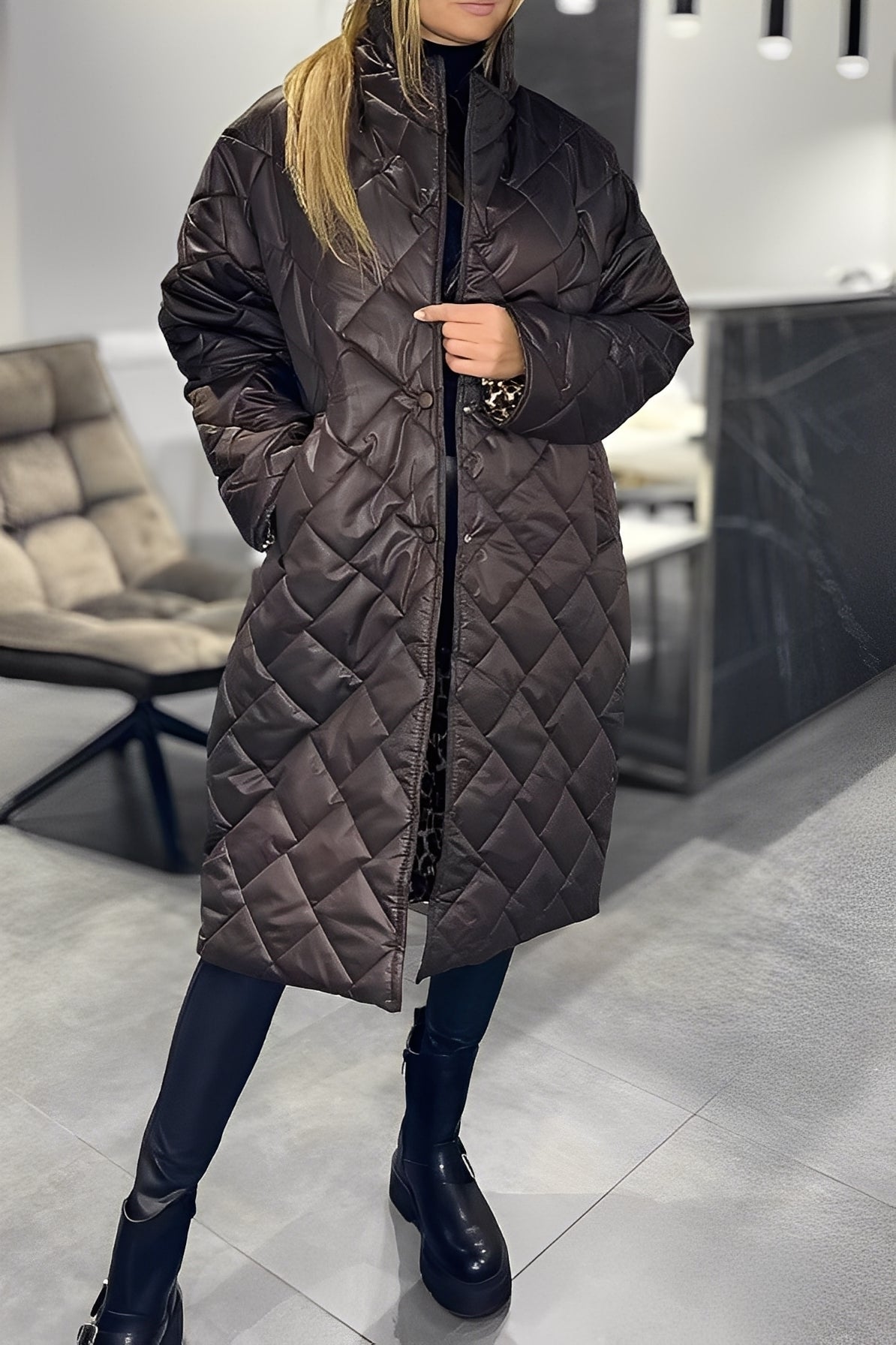 Beverly - Stilfulle, løst sittende dunjakke for damer