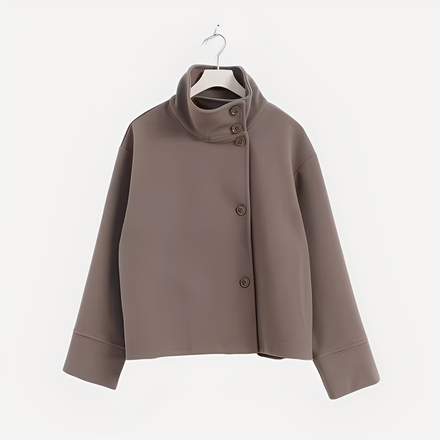 Carolyn - Elegant enkeltradet ulljakke for damer