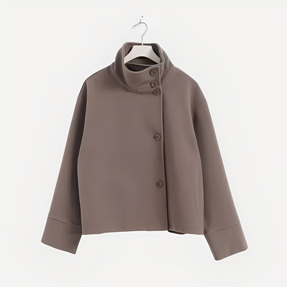 Carolyn - Elegant enkeltradet ulljakke for damer