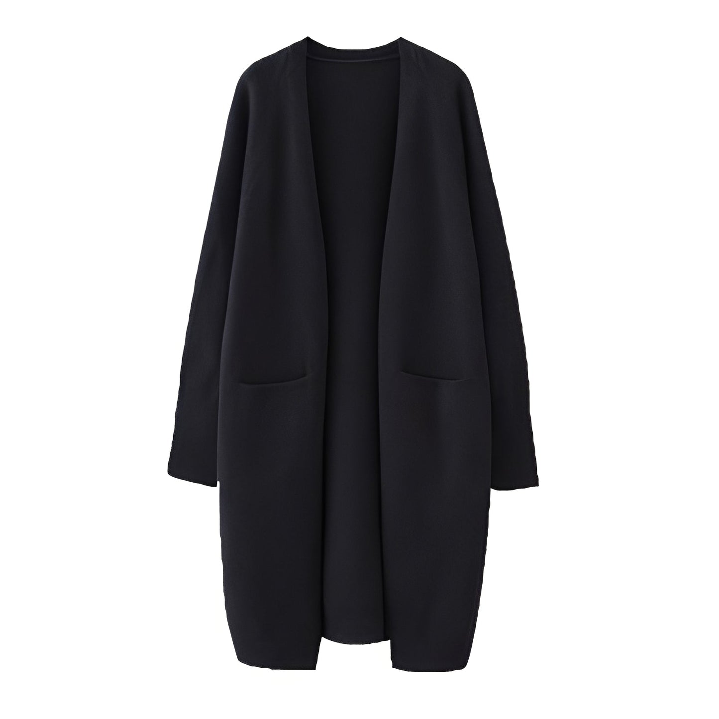 Claudie - Lang klassisk cardigan for kvinner