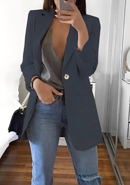Stephanie - Stilig, smalt snittet blazer for damer