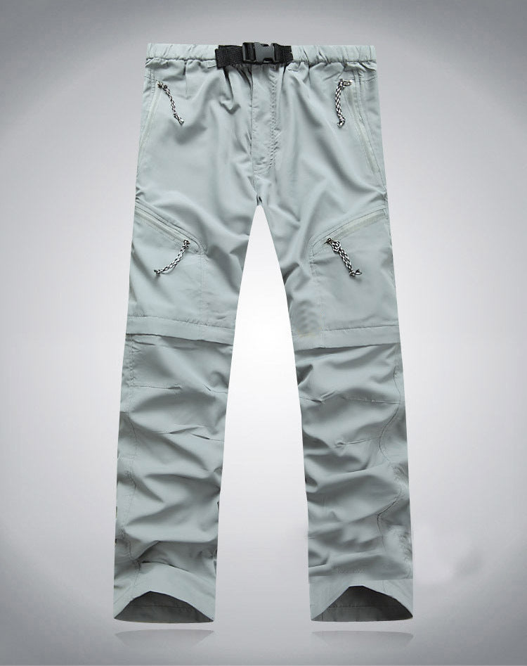 Derryl - Praktiske elastiske Zip-Off-bukser for menn