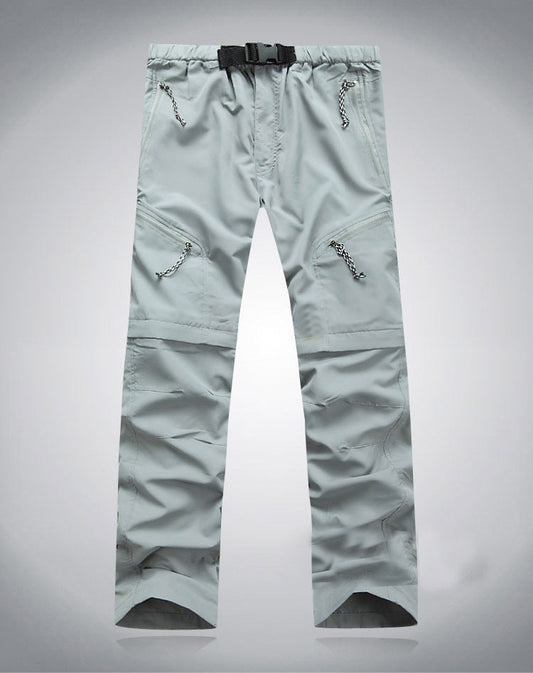 Derryl - Praktiske elastiske Zip-Off-bukser for menn