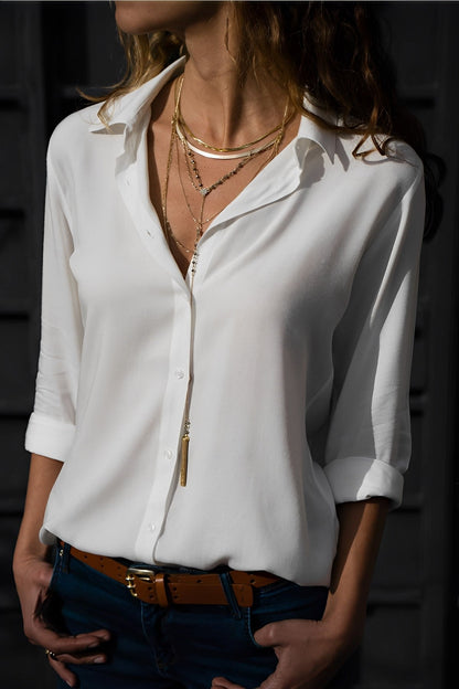 Modiva – Langermet Bluse