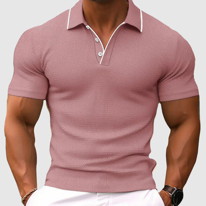 Jaren - Uformell Slim-Fit Polo T-skjorte for Menn