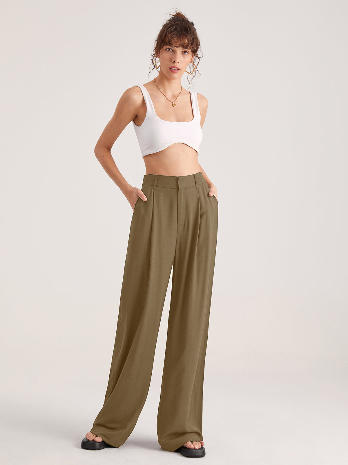 Nadia – Høytaljede Faltvorderhose