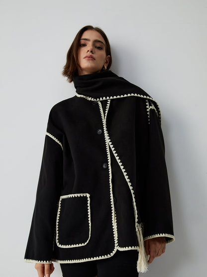 Elodie – Jakke med sjal