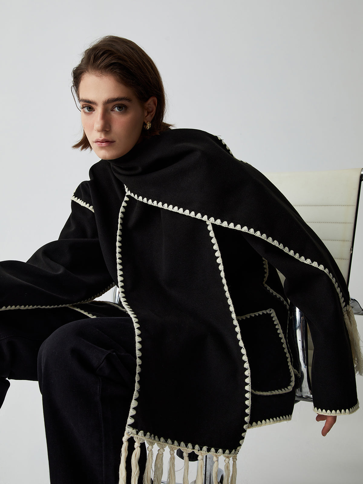 Elodie – Jakke med sjal