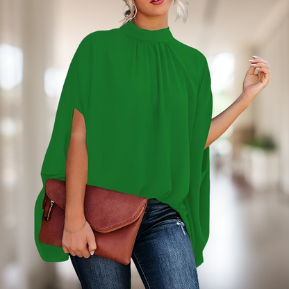 Zara – Vidt snittet bluse med V-hals