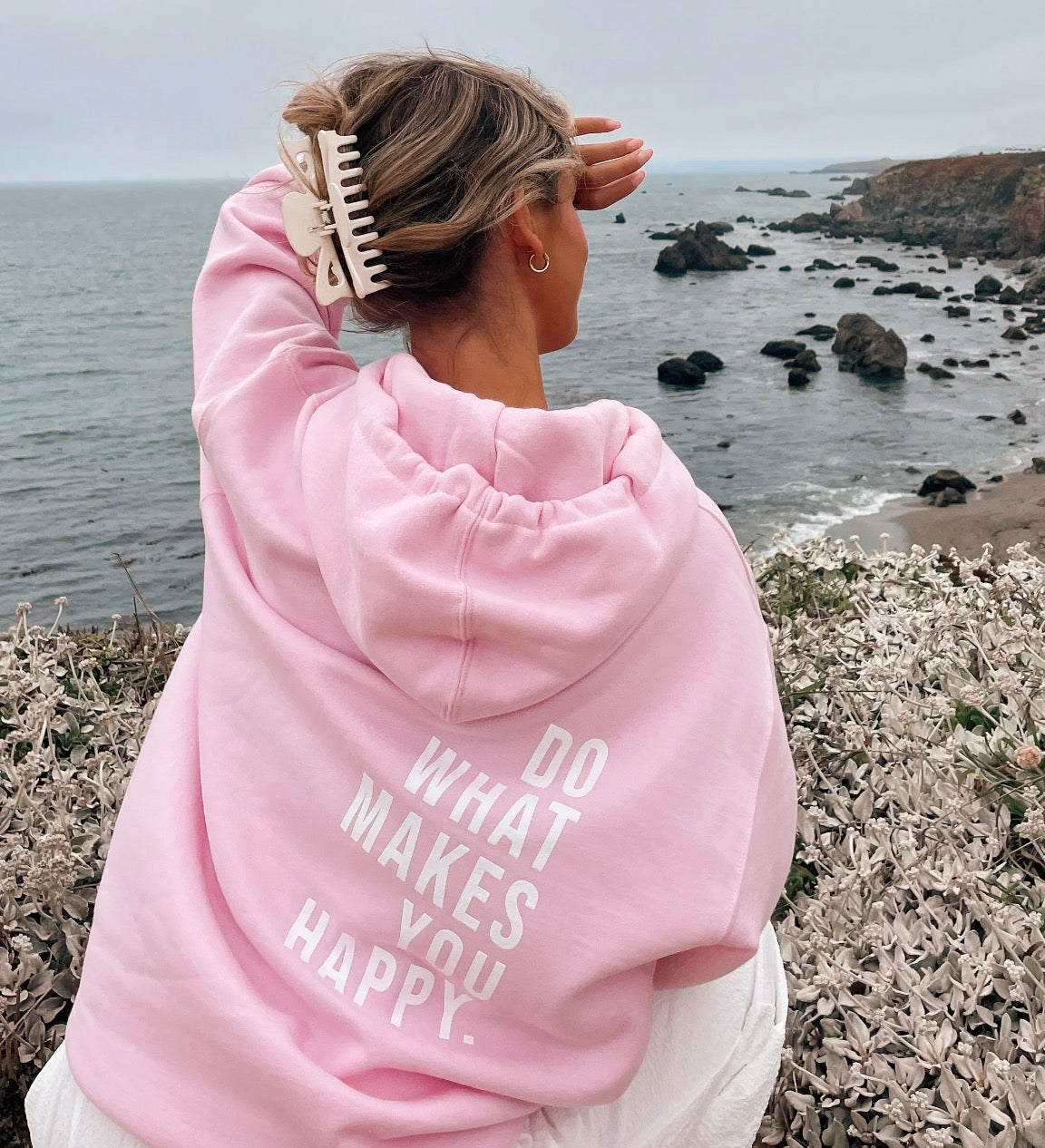 Jasmin – Trendy hettegenser med trykk
