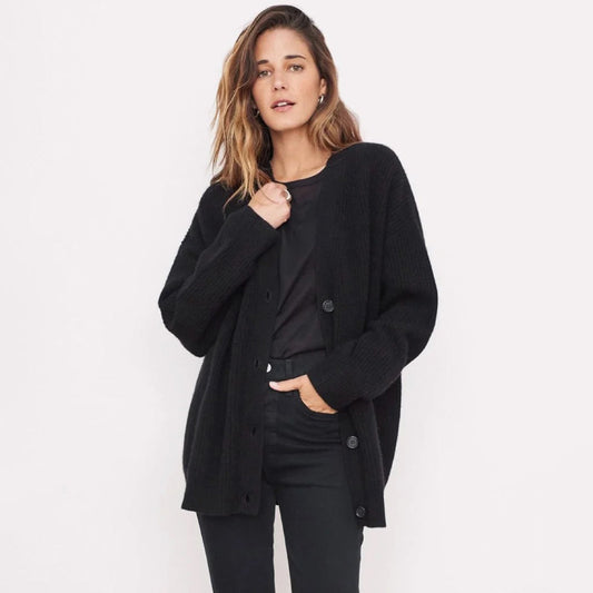 Leah – Ultralang Kasjmir-Cardigan