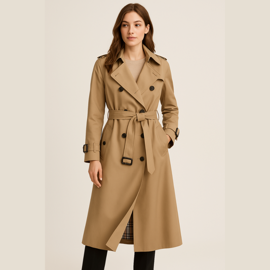 Chloé – Damer Trenchcoat med Dobbelknapper