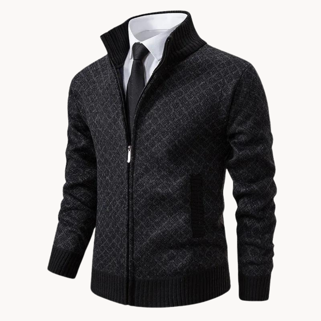 Julien – Rullekrage Jacquard Strikk