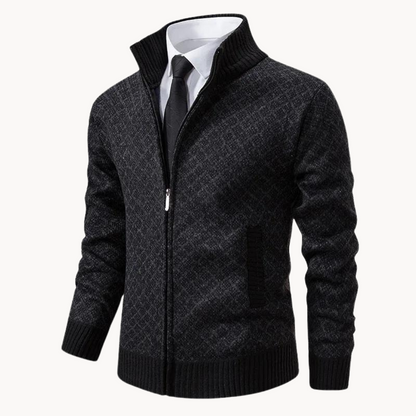 Julien – Rullekrage Jacquard Strikk