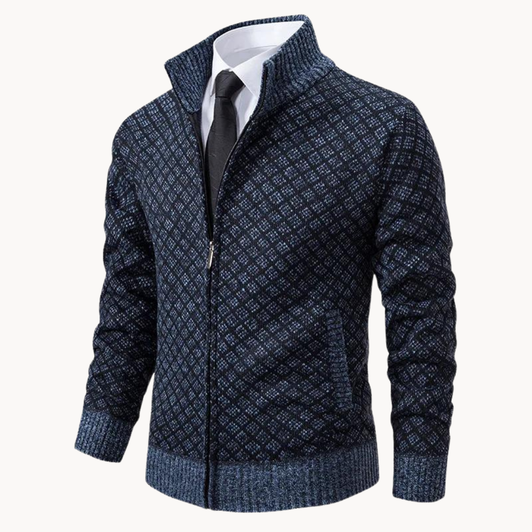 Julien – Rullekrage Jacquard Strikk