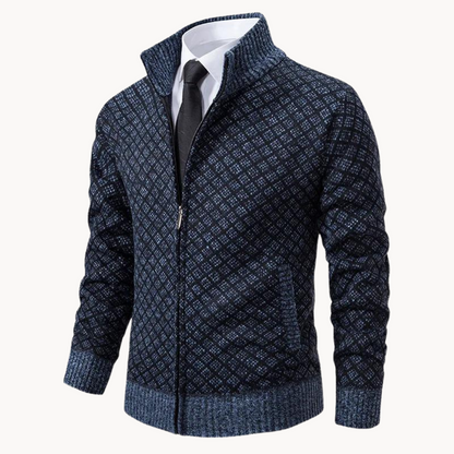 Julien – Rullekrage Jacquard Strikk