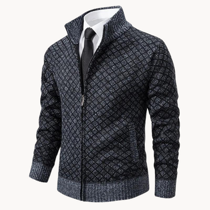 Julien – Rullekrage Jacquard Strikk