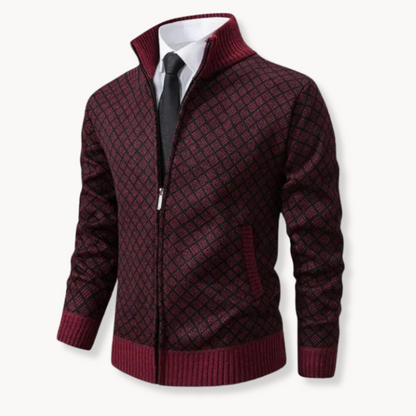 Julien – Rullekrage Jacquard Strikk