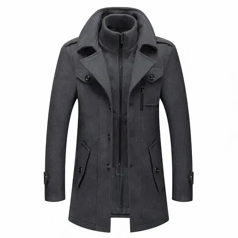 Grayson – Dobbelkrage Trend Herre Jakke