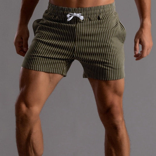 Alex – Stilige og Komfortable Stripete Shorts for Menn