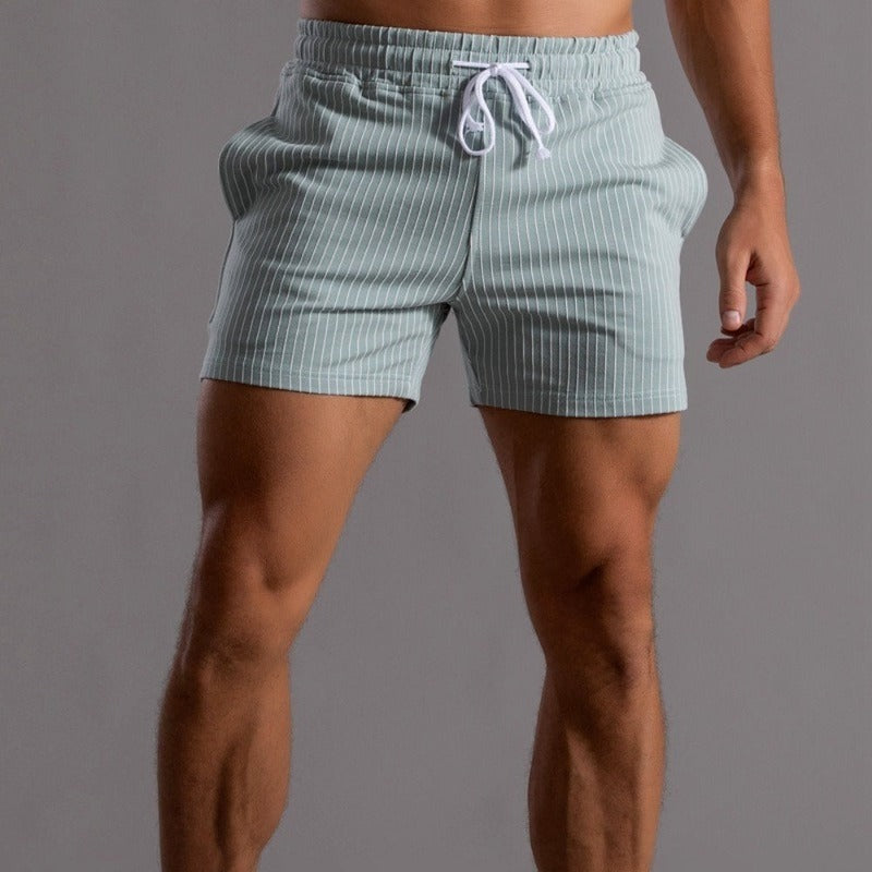 Alex – Stilige og Komfortable Stripete Shorts for Menn