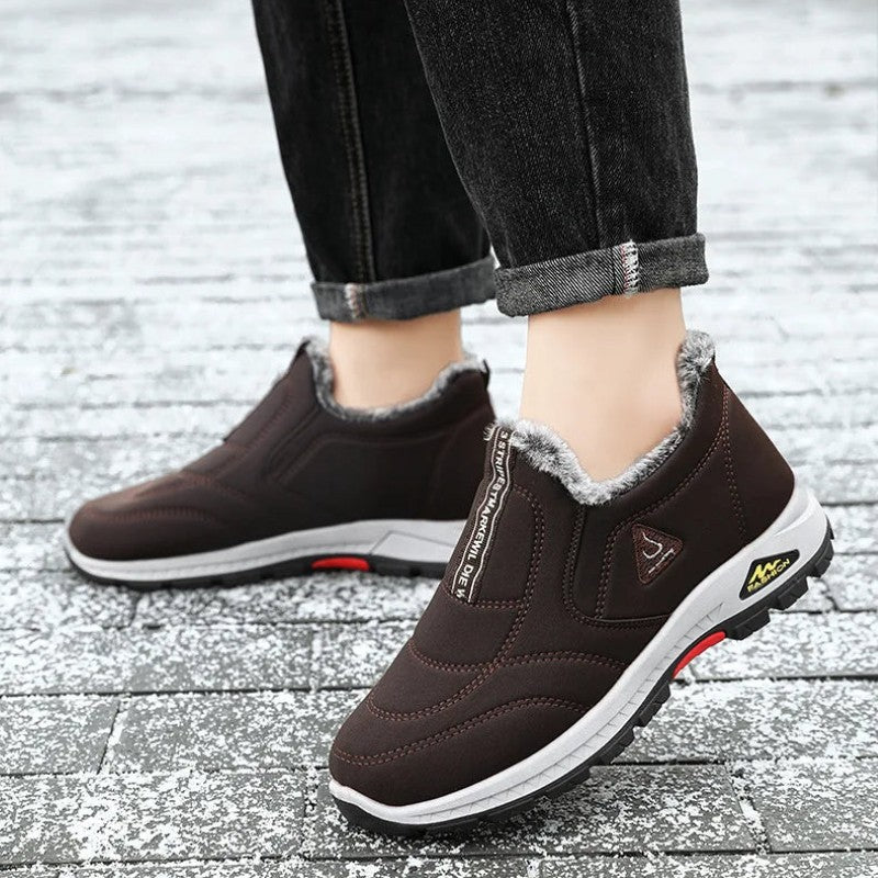 GripTrail – Damer Sneaker med rutsjefri Fleece-Såle