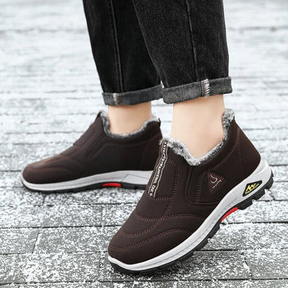 GripTrail – Damer Sneaker med rutsjefri Fleece-Såle