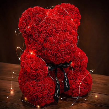 Adorbs – Rosen-Teddybjørn LED-Boks