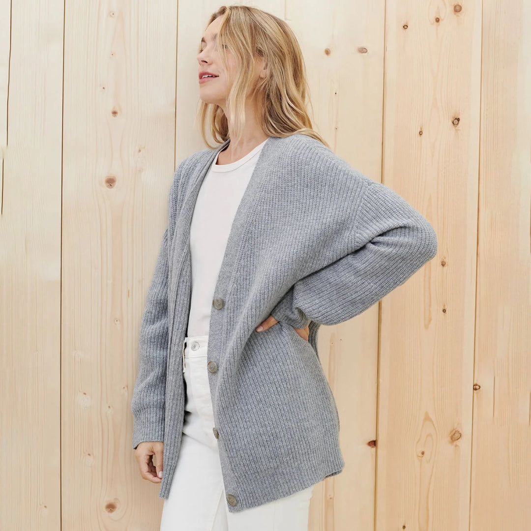 Leah – Ultralang Kasjmir-Cardigan