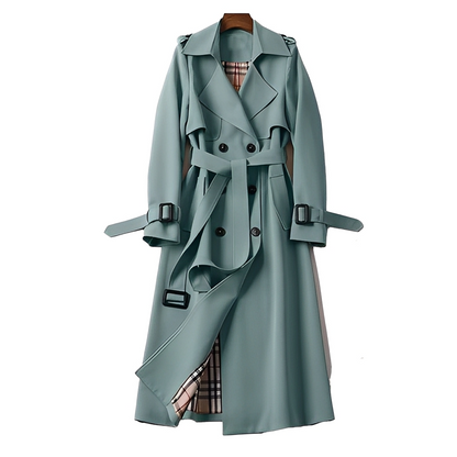 Élodie - Klassisk vinterfrakk med belte for kvinner