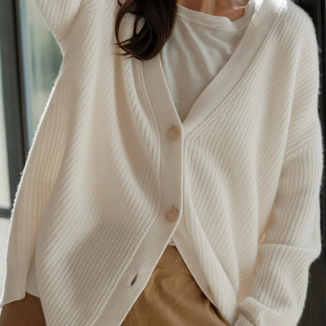 Leah – Ultralang Kasjmir-Cardigan