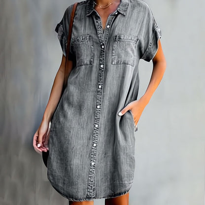 Daphné – Kjole av stilig denim