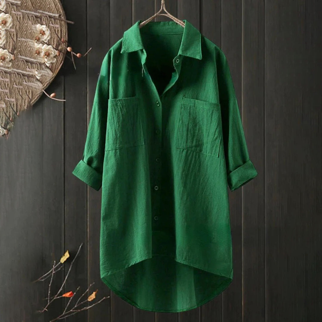 Sophie – Damebluse med knapper