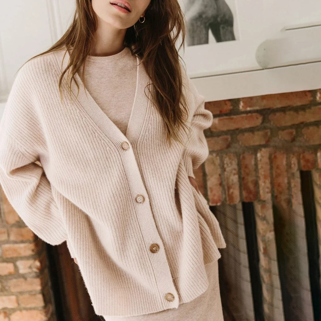 Leah – Ultralang Kasjmir-Cardigan