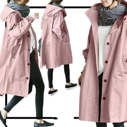 Maren – Trenchcoat Dame Lett Vanntett