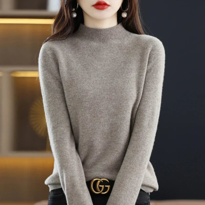 Carlotta – Elegant pullover med flette-mønster