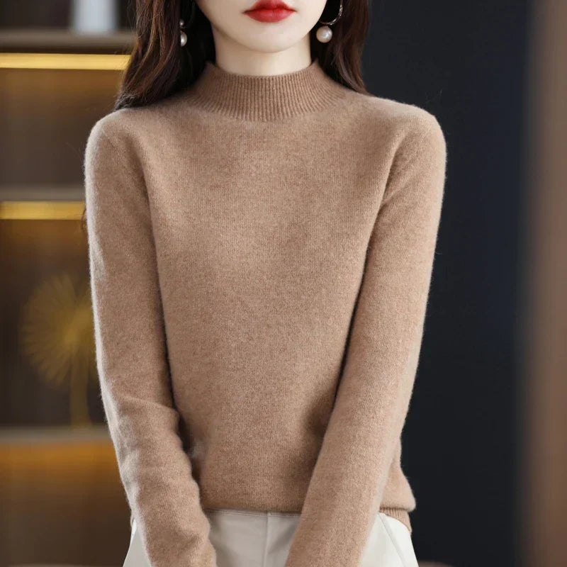 Carlotta – Elegant pullover med flette-mønster