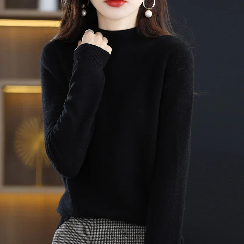 Carlotta – Elegant pullover med flette-mønster