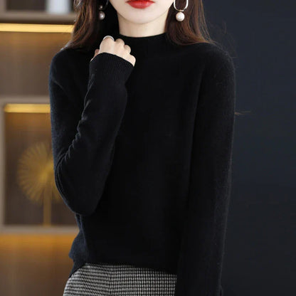 Carlotta – Elegant pullover med flette-mønster